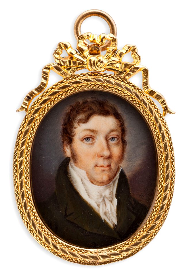 Salomon Hofling - Portrait of a young man - S 165 - Finnish National Gallery