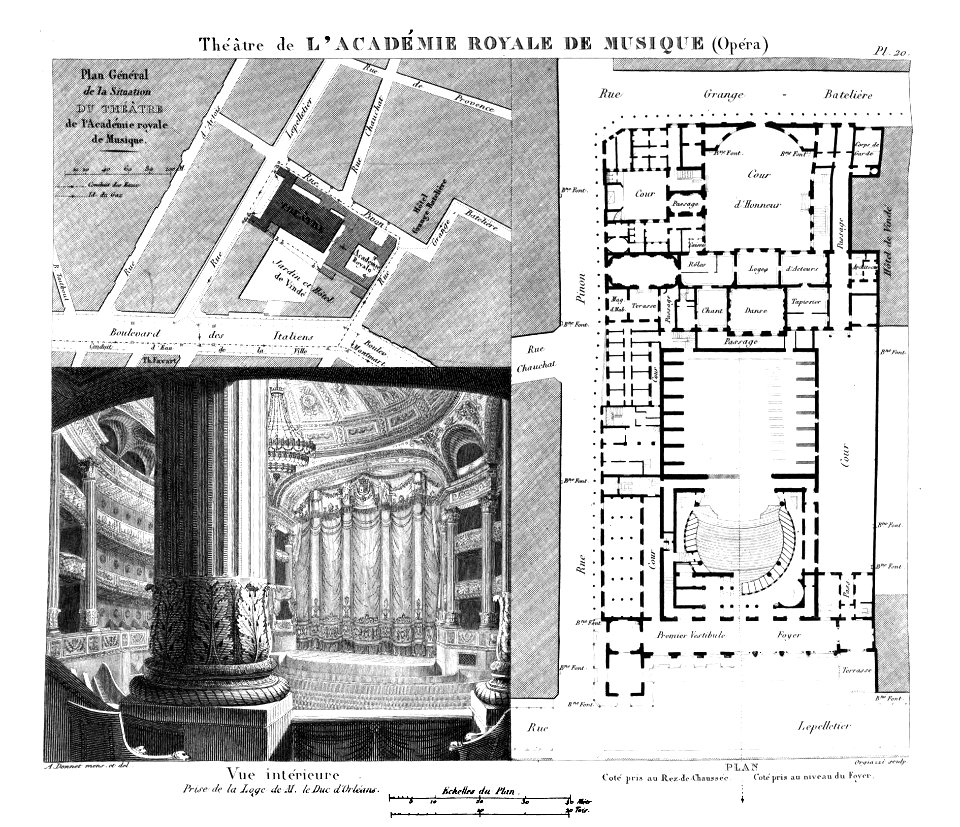 Salle Le Peletier - Donnet 1821 plate20 GB-Ghent composite