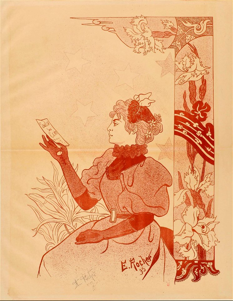 Salon des Cent ( 8) - janvier 1895 - Edmond Rocher EAL