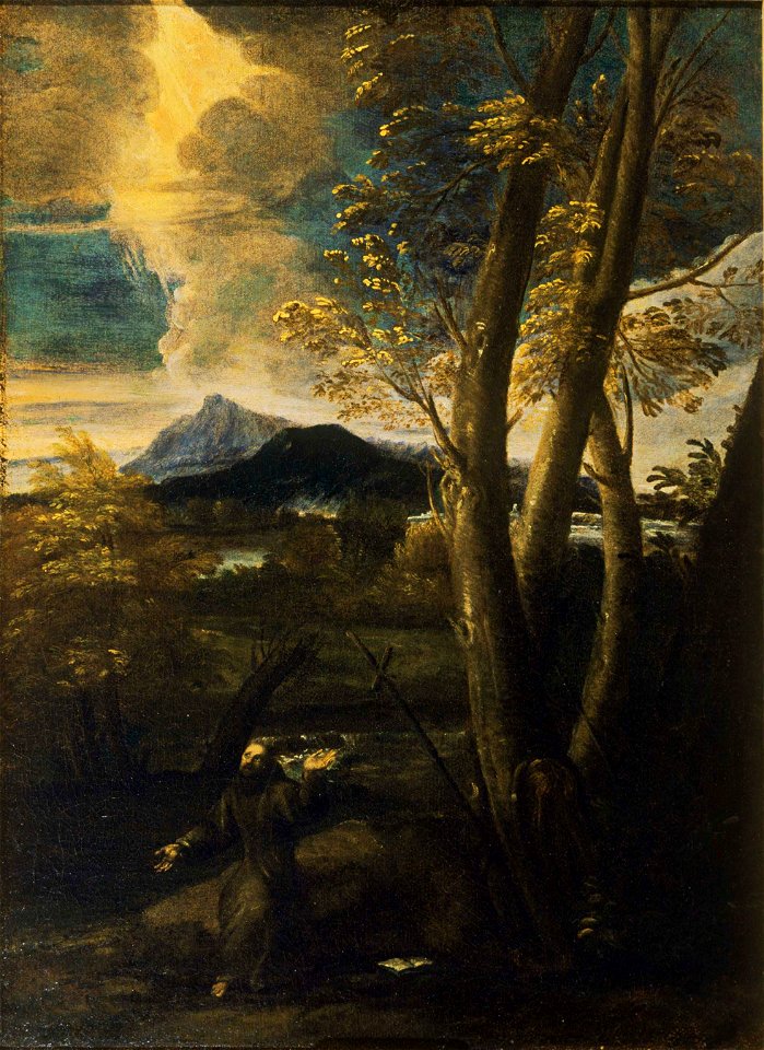 Salvator Rosa - St. Francis in Ecstasy - Google Art Project