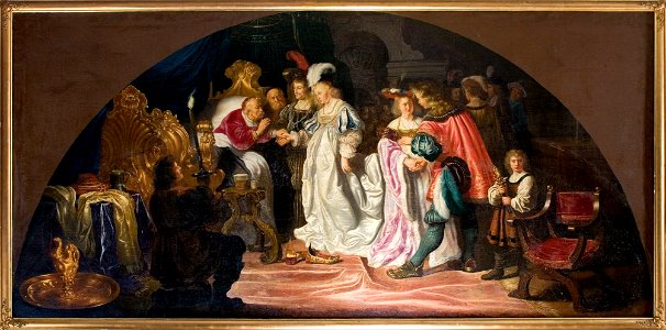 Salomon Koninck - The Royal Double Betrothals or Nuptials of 1502 - Google Art Project
