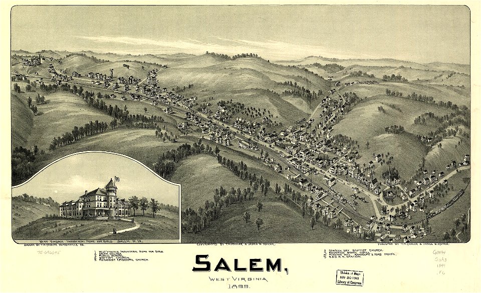 Salem, West Virginia 1899. LOC 75696695