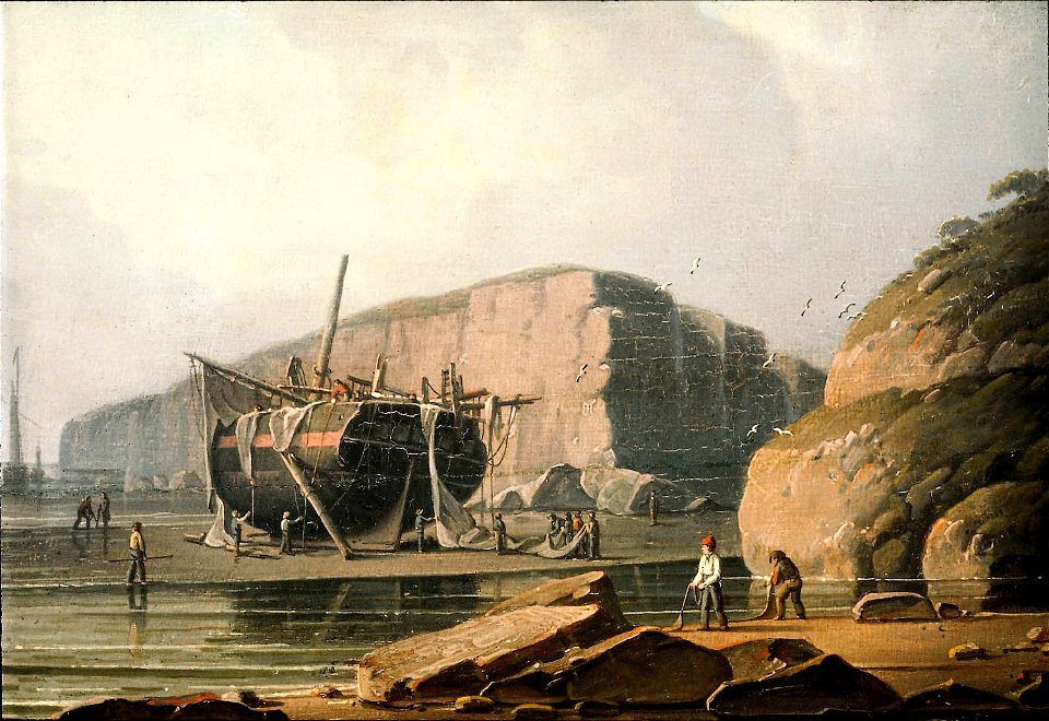 Robert Salmon - Ship Aground