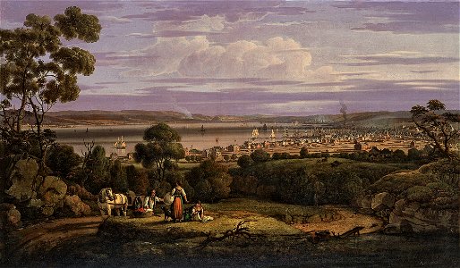 Robert Salmon - View of Greenock, Scotland