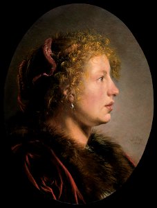 Salomon de Bray - Study of a Young Woman in Profile - 2017.4184 - Museum of Fine Arts