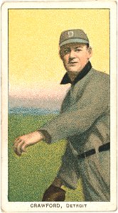 Sam Crawford, Detroit Tigers, baseball card portrait LCCN2008676582
