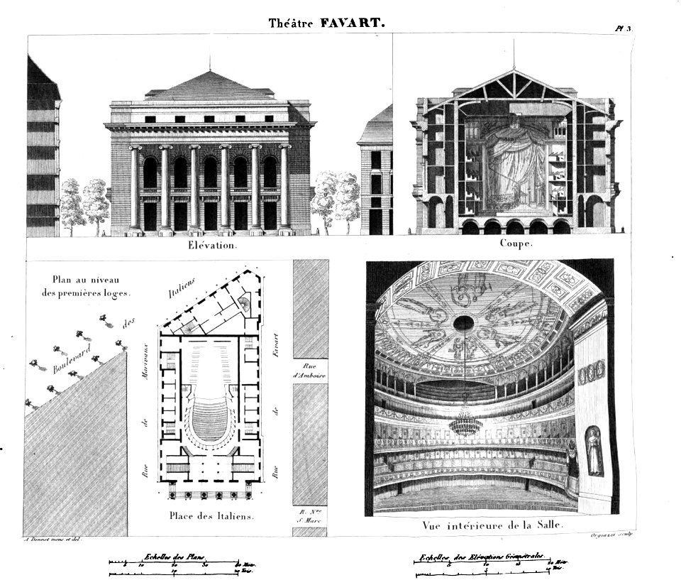 Salle Favart I - Donnet 1821 plate3 GB-Ghent