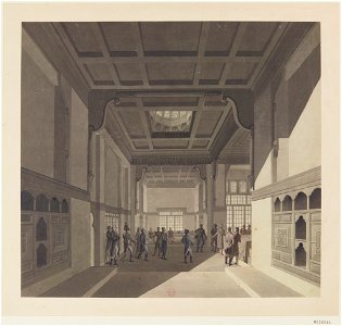 Salle dans l'Institut d'Egypte -J C Protain (c 1800)