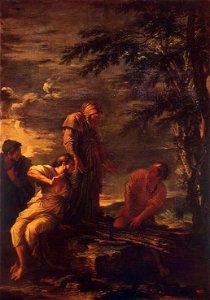Salvator Rosa - Démocrite et Protagoras