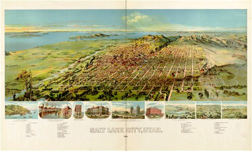 Salt Lake City, Utah 1891. LOC 75696616
