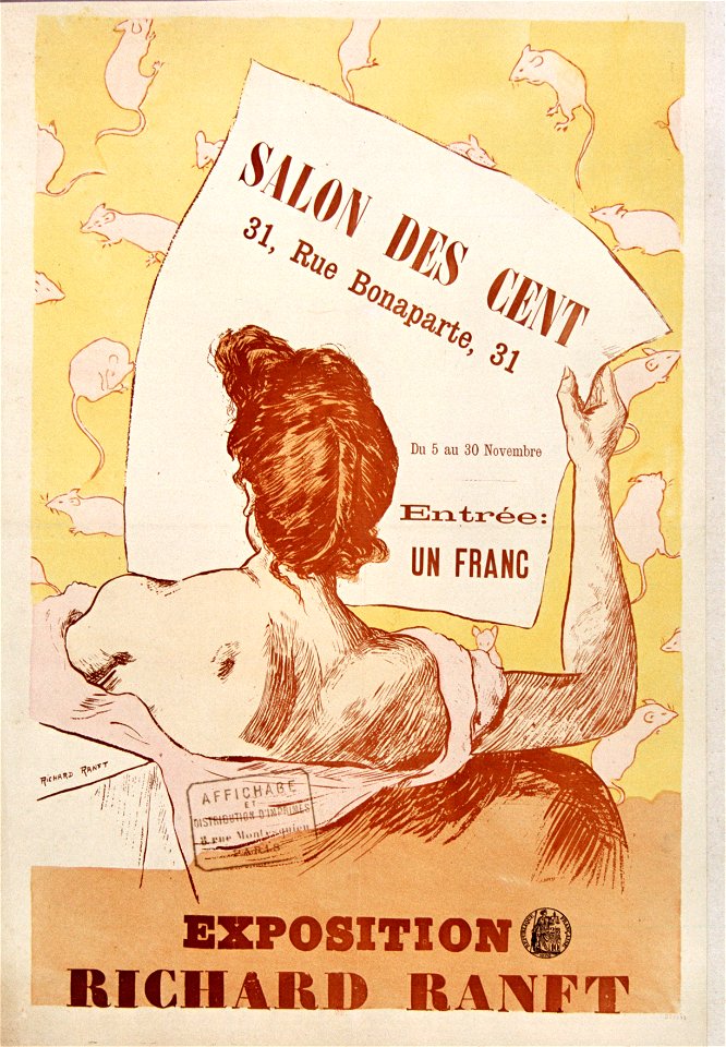 Salon des Cent ( 6) - Exposition Richard Ranft novembre 1894