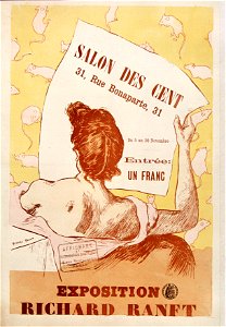 Salon des Cent ( 6) - Exposition Richard Ranft novembre 1894
