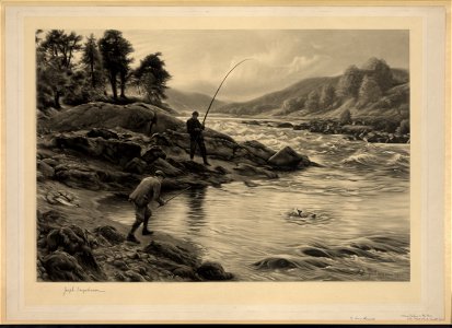 Salmon fishing on the dee LCCN2003673008