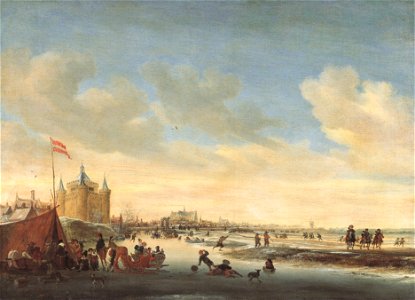 Salomon van Ruysdael - Alkmaar in Winter