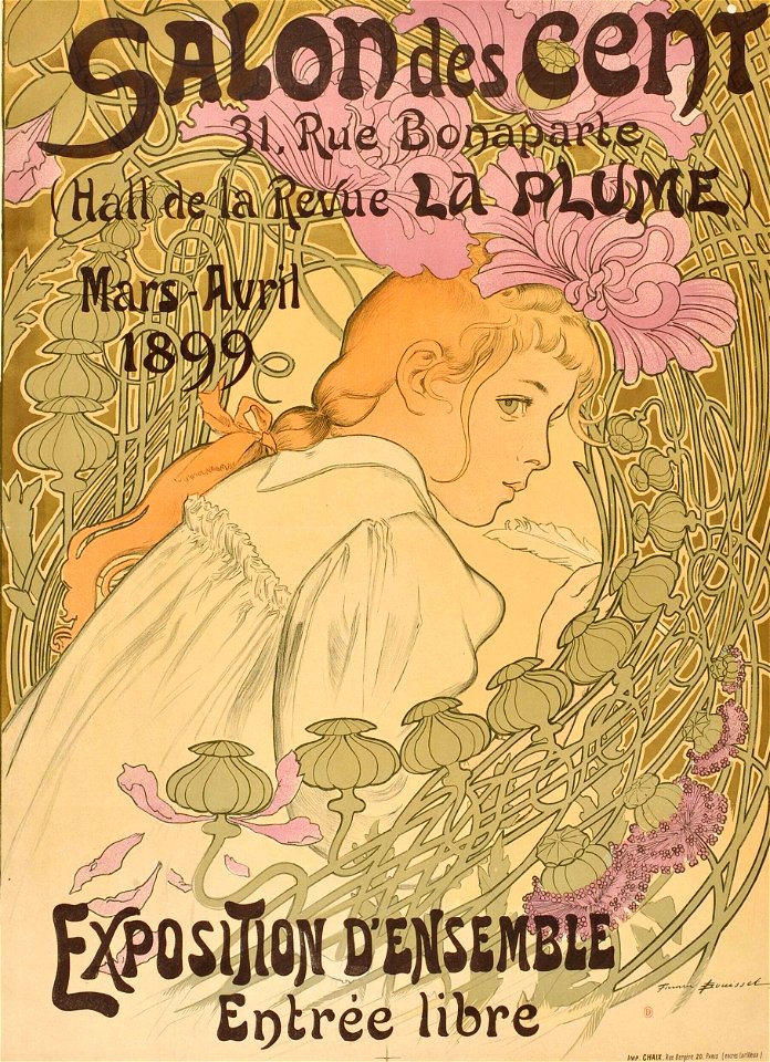 Salon des Cent (xx) 1899 - mars- avril
