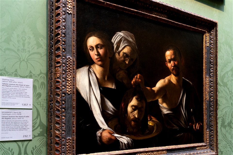 Salome receives the Head of John the Baptist