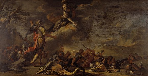 Salvator Rosa - The Founding of Thebes - KMSsp58 - Statens Museum for Kunst