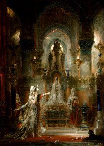 Salome Dancing before Herod by Gustave Moreau. Free illustration for personal and commercial use.