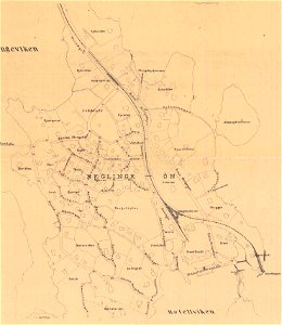 Saltsjöbaden Neglingeön stadsplan 1912