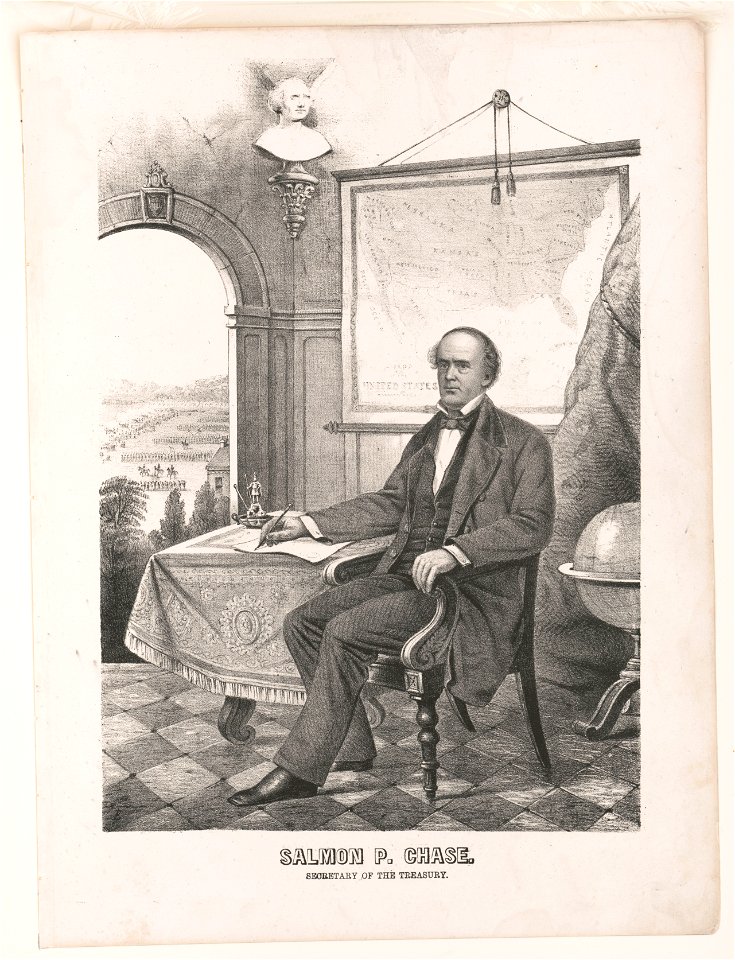 Salmon P. Chase-Secretary of the treasury LCCN95507498