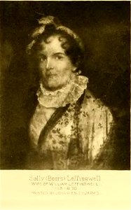 Sally Beers Leffingwell 1765-1830 (page 116 crop)