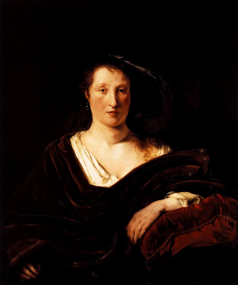 Salomon de Bray - Young Woman in an Imaginary Costume - WGA03145