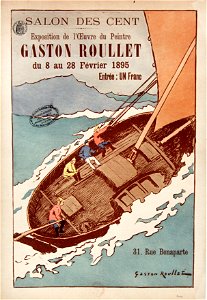 Salon des Cent (10) - Exposition Gaston Roullet 1895 février
