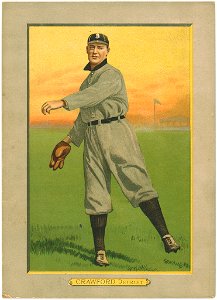 Sam Crawford, Detroit Tigers, baseball card portrait LCCN2007685676