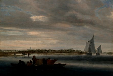 Salomon van Ruysdael - View of Alkmaar - 1980.12.33 - Yale University Art Gallery
