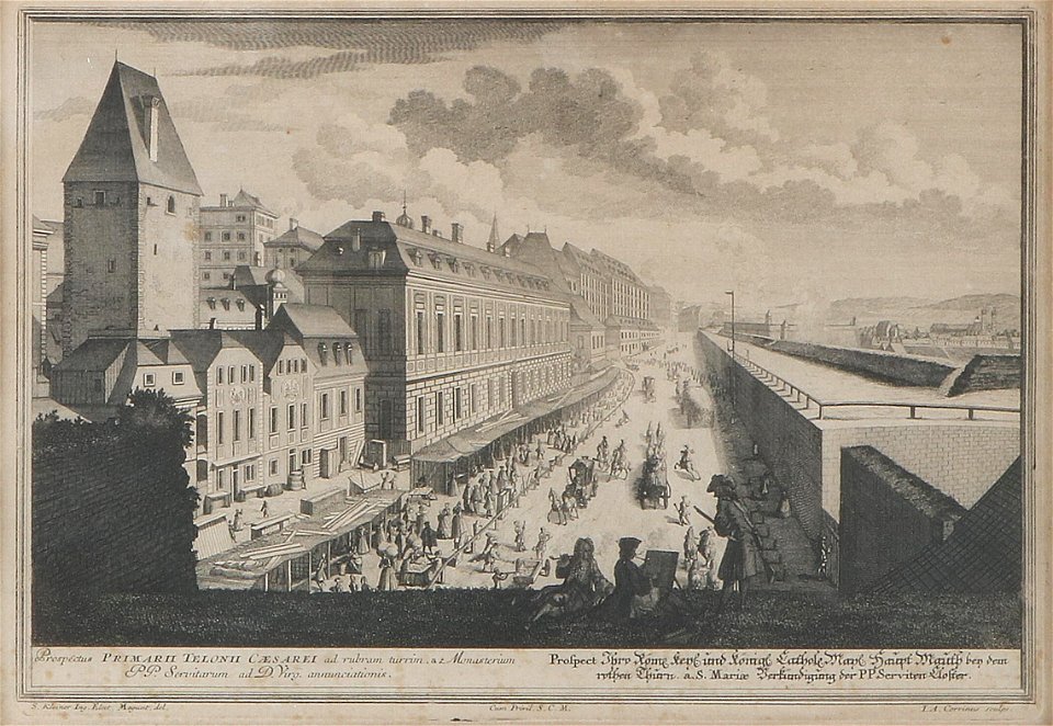 Salomon Kleiner Roter Turm Kaiserliche Hauptmaut 1725