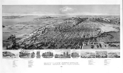 Salt Lake City, Utah. 1891 LCCN2003677845