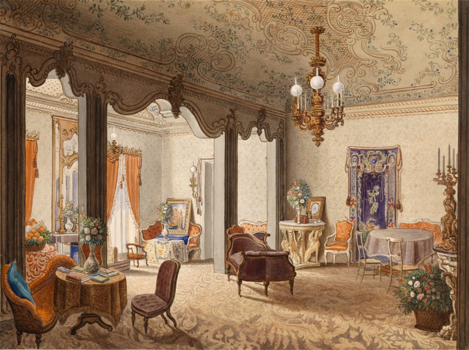 Salon der Zarin in Palermo