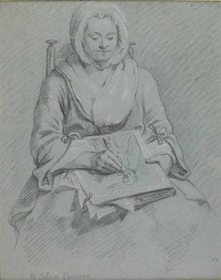 Salvador Carmona, Manuel (Anna Maria Mengs dibujando)