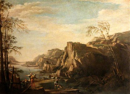 Salvator Rosa (1615-1673) (style of) - Coast Scene with Banditti - 609017 - National Trust