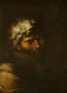 Salvator Rosa (1615-1673) - Head of a Philosopher, Called 'Democritus' - 732101 - National Trust