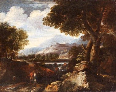 Salvator Rosa (1615-1673) (style of) - An Italianate Landscape - 436012 - National Trust