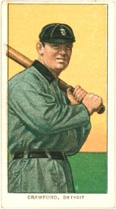 Sam Crawford, Detroit Tigers, baseball card portrait LCCN2008676583