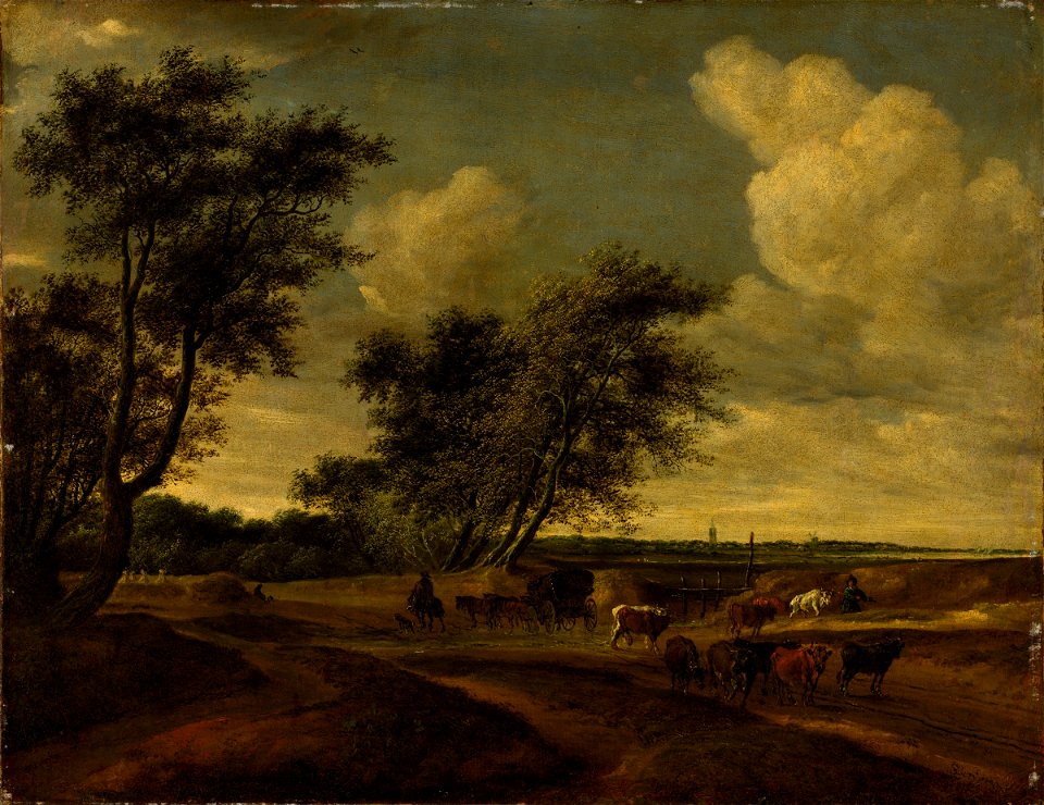 Salomon van Ruysdael - The Return of the Herd - 1991.635 - Fogg Museum