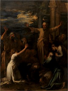 Salvator Rosa - Jonah Preaching to the People of Niniveh - KMSsp57 - Statens Museum for Kunst