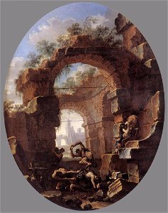 Salvator Rosa - Anchorites Tempted by Demons - WGA20044