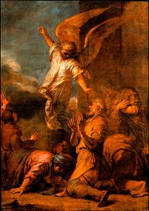 Salvator Rosa - The Angel Leaving the House of Tobias - y1986-81 - Princeton University Art Museum