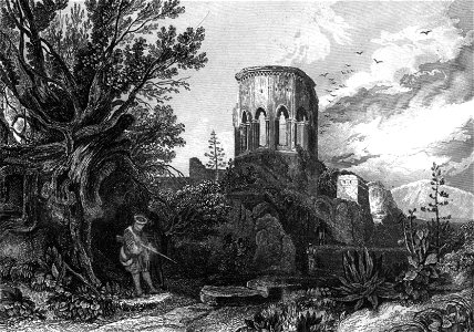 Samaria, Illustration for La Terre-Sainte et les lieux illustrés par les apôtres, by Adrien Egron, 1837 (16)