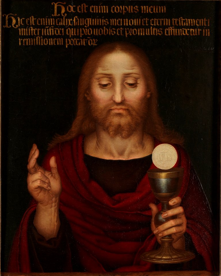 Salvador eucarístico, de Fernando Yáñez de la Almedina (Museo del Prado)