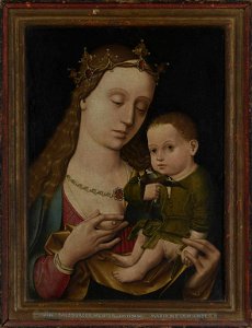 Salzburger Meister um 1450-60 - Maria mit Kind - 10239 - Bavarian State Painting Collections