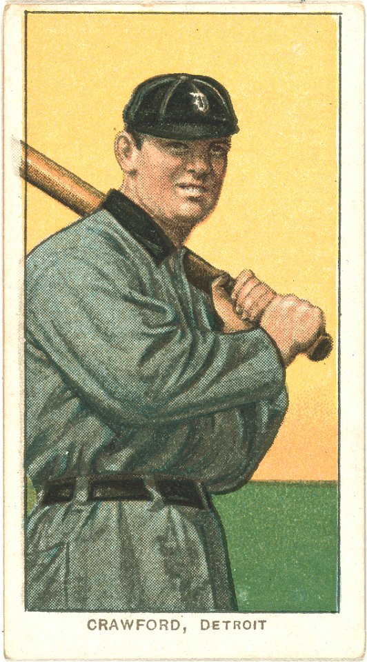 Sam Crawford, Detroit Tigers, baseball card portrait LCCN2008676583