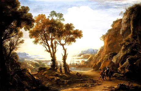 Salvator Rosa - Evening Landscape - WGA20046