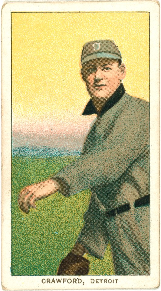 Sam Crawford, Detroit Tigers, baseball card portrait LCCN2008676582