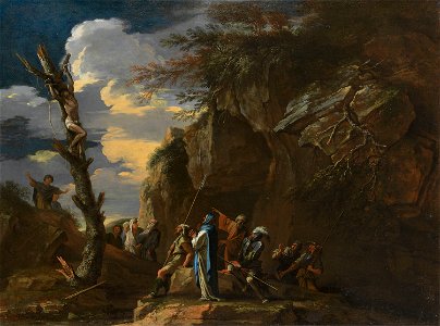 Salvator Rosa - Polycrates' Crucifixion - 1942.292 - Art Institute of Chicago