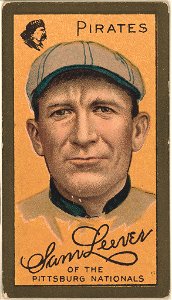 Sam Leever, Pittsburgh Pirates, baseball card portrait LCCN2008677405