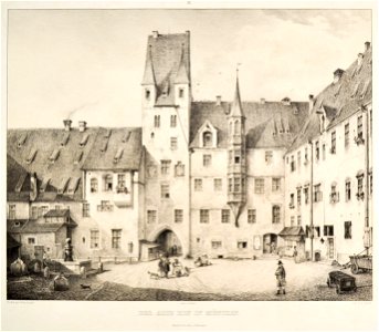 Sammlung malerischer Burgen - 3te Lieferung - Der alte Hof in München